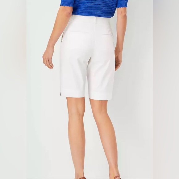 Ann Taylor Boardwalk Bermuda Shorts White Size 0 - Picture 3 of 8